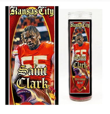 Saint Clark Prayer Candle