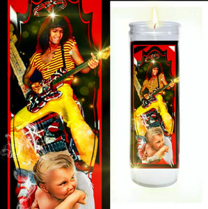 Eddie Van Halen Prayer Candle
